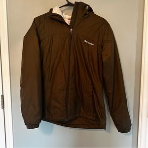 Women’s Columbia Rain Jacket with Sherpa Lining - Medium